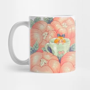 Alice in the Wonderland white roses Mug